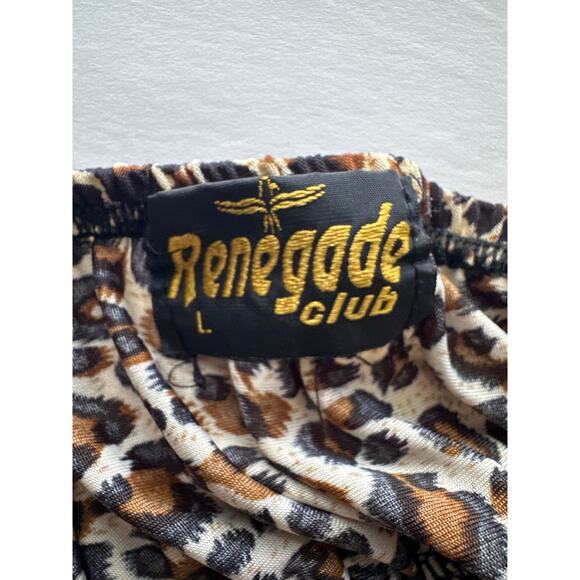Vintage Renegade Club🌿Leopard Print Bodycon Dress Women’s Size 15 Y2K 90s Style - Picture 3 of 10